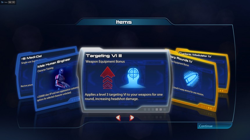 The typical yield of a Premium Spectre Pack in ME3MP